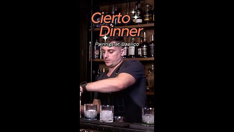 4 COURSE CIERTO TEQUILA DINNER PAIRING