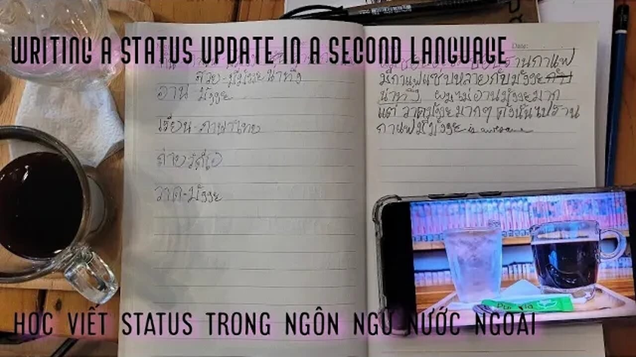 How to write a Facebook status in a second language/Cách viết status Facebook bằng ngôn ngữ khác