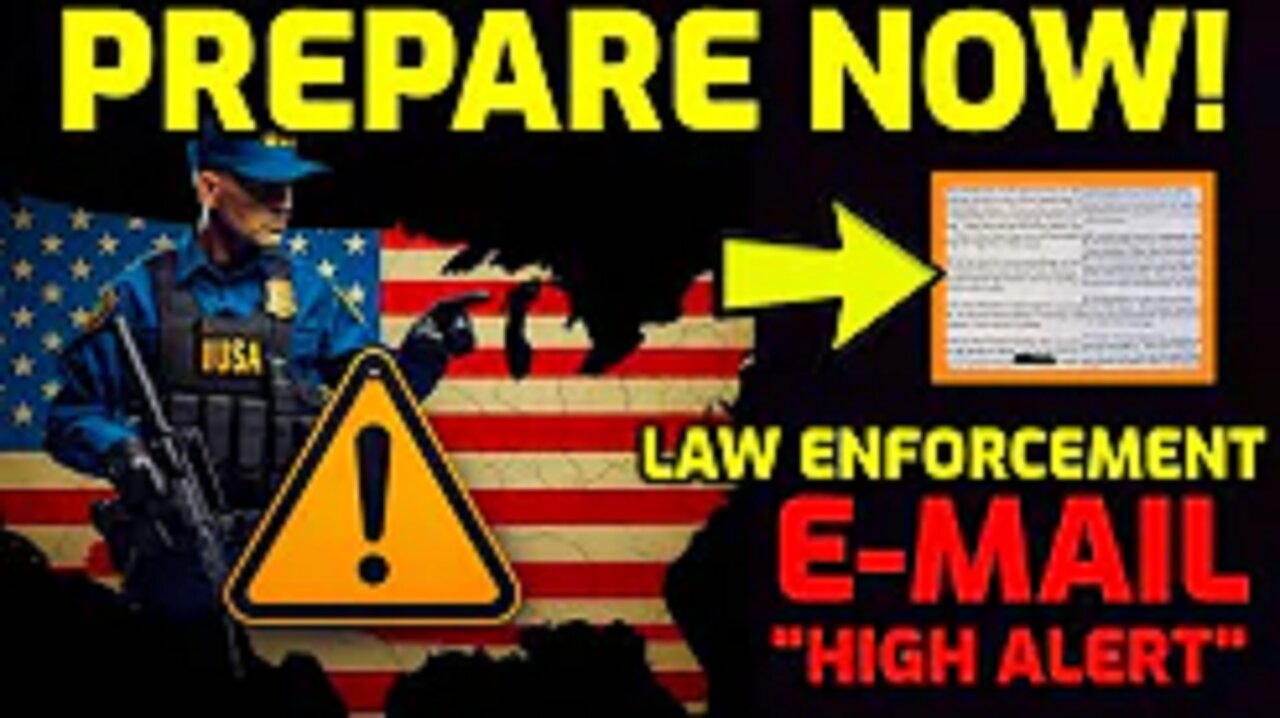 ⚠️ WARNING!! ⚠️ We Just got an E-MAIL FROM LAW ENFORCEMENT...... PREPARE for CHAOS!!