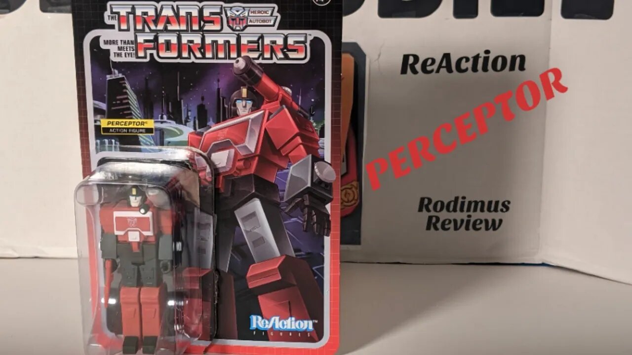 Transformers ReAction PERCEPTOR Action Figure by Super 7 - Review by Rodimusbill