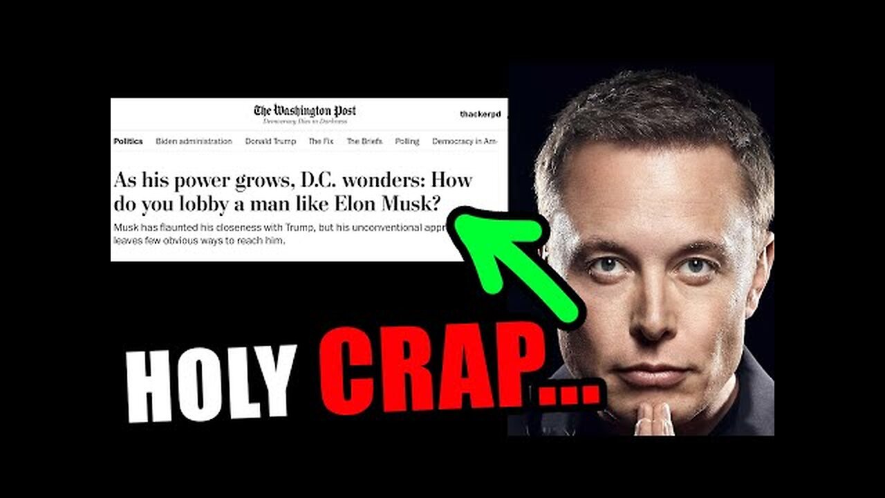 Elon Musk just sent Washington into PANIC.