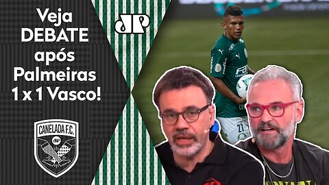 "O que mais PREOCUPOU o palmeirense foi..." Veja DEBATE após 1 a 1 com o Vasco!