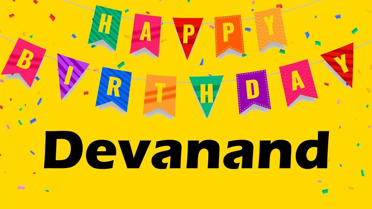 Happy Birthday to Devanand - Birthday Wish From Birthday Bash