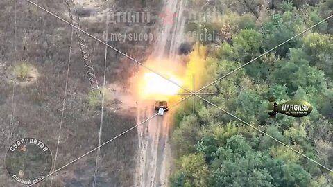 Turkish-made Kirpi MRAP hit with two FPV kamikaze drones