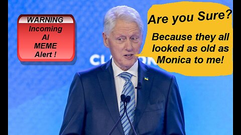 Bill Clinton Responds To Epstein List Release (MEME)