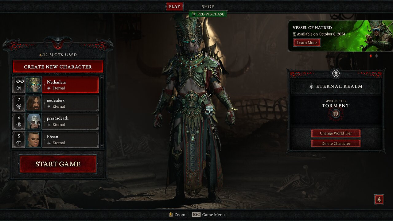 Big Chibi 0076 Diablo IV Starting Rogue Level 100 Pit Runs 35ish Part 14 #diabloIV #nedeulers