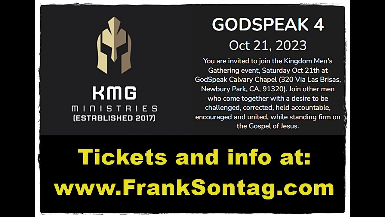 KMG Godspeak 4 "What's the Goal" 10-21-23
