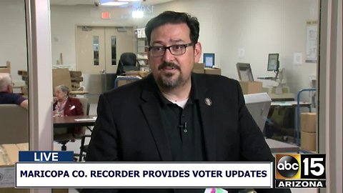 Adrian Fontes provides noon update on voting in the Valley