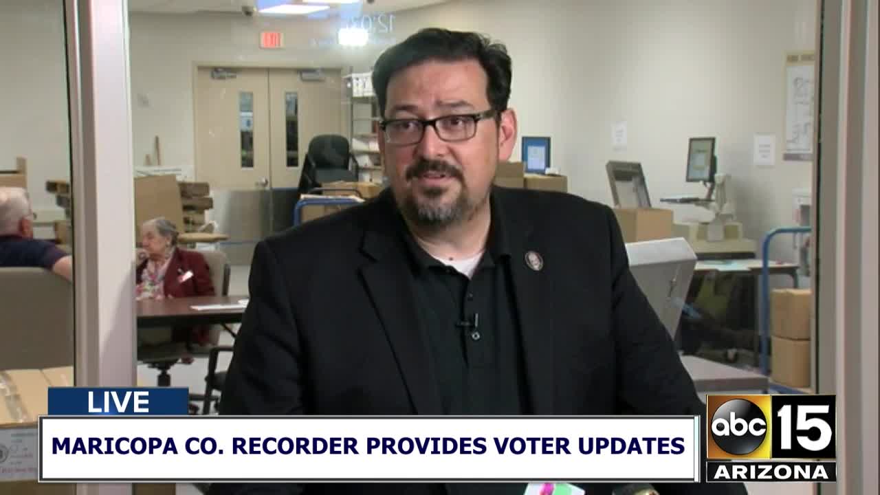 Adrian Fontes provides noon update on voting in the Valley