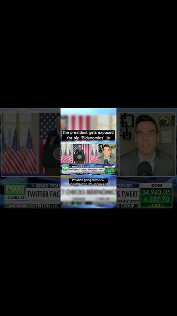 The president gets exposed in a huge 'Bidenomics' LIE!