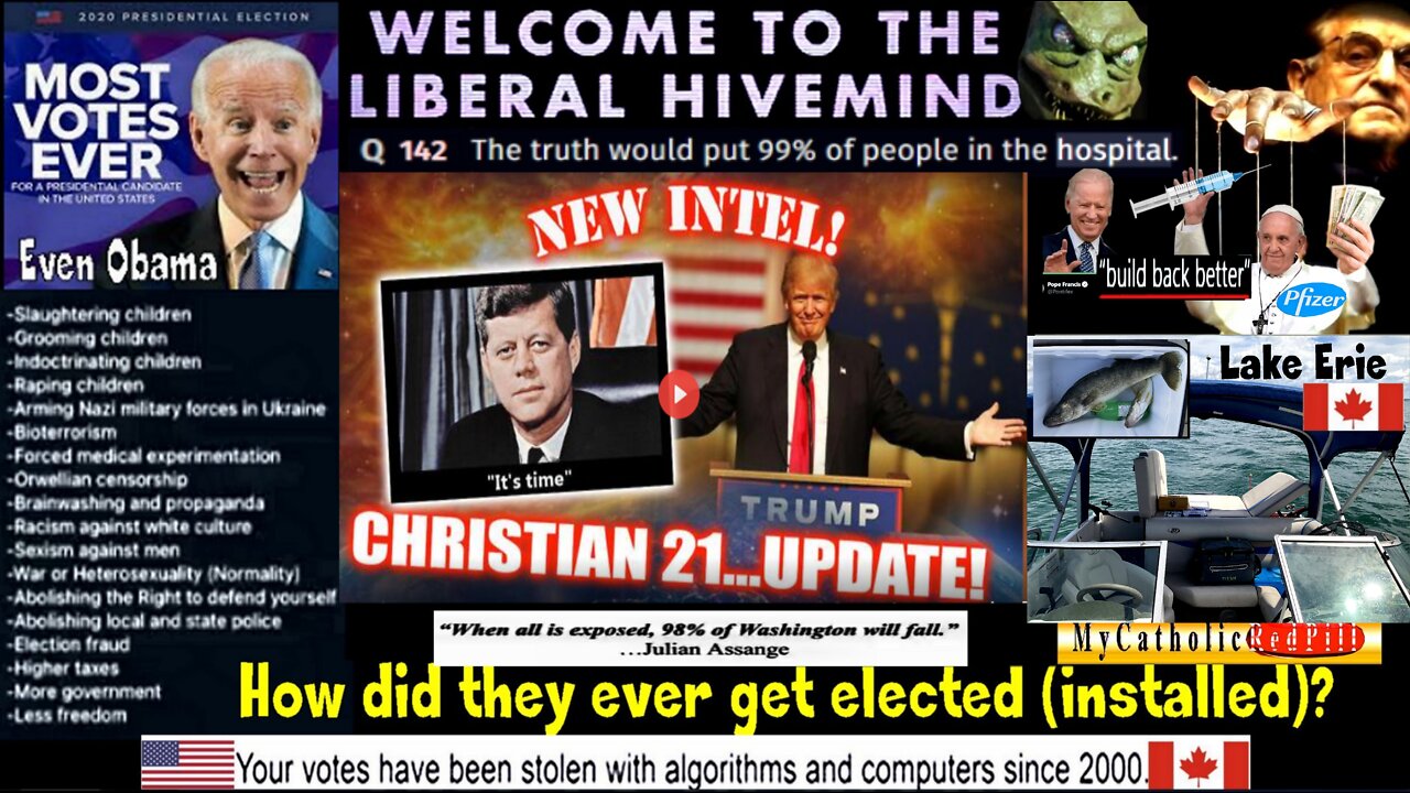 NEW INTEL! CHRISTIAN 21! JFK JR! DIANA! MELANIA! LITTLE 3D EARTH IS READY!