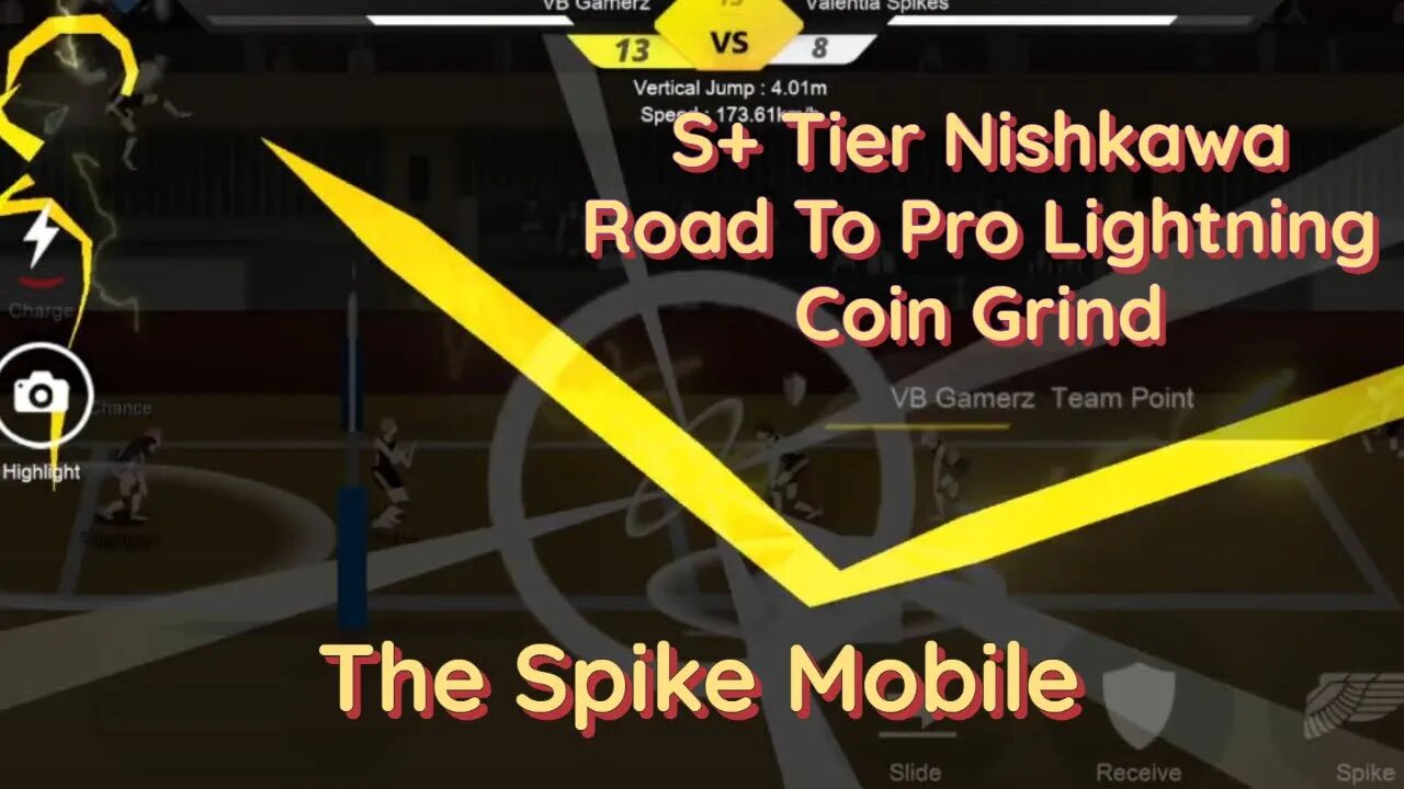 The Spike Mobile Update 3.1.0 - S+ Tier Nishikawa / S-Tier AhYeon Setter Lightning Coin Grind