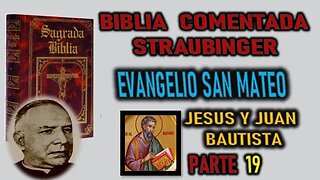 JESUS Y JUAN BAUTISTA - BIBLIA STRAUBINGER EVANGELIO SEGUN SAN MATEO PARTE 19