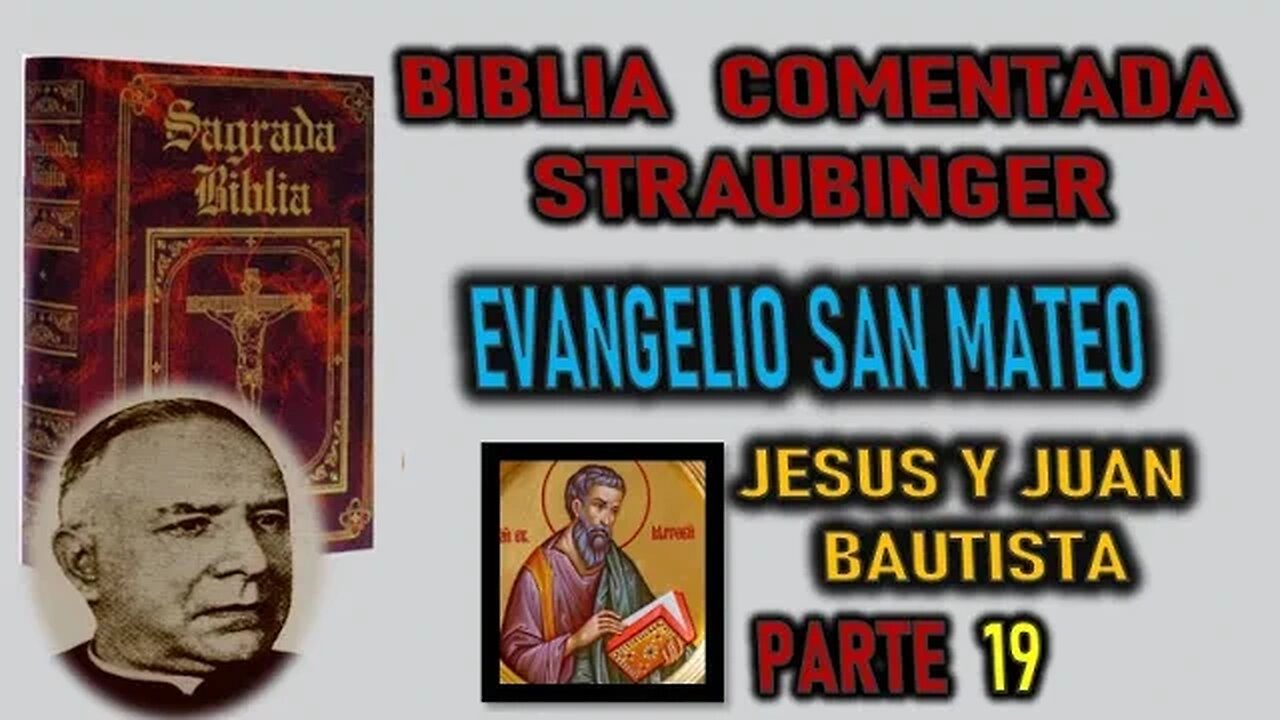 JESUS Y JUAN BAUTISTA - BIBLIA STRAUBINGER EVANGELIO SEGUN SAN MATEO PARTE 19