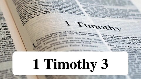 1 Timothy 3