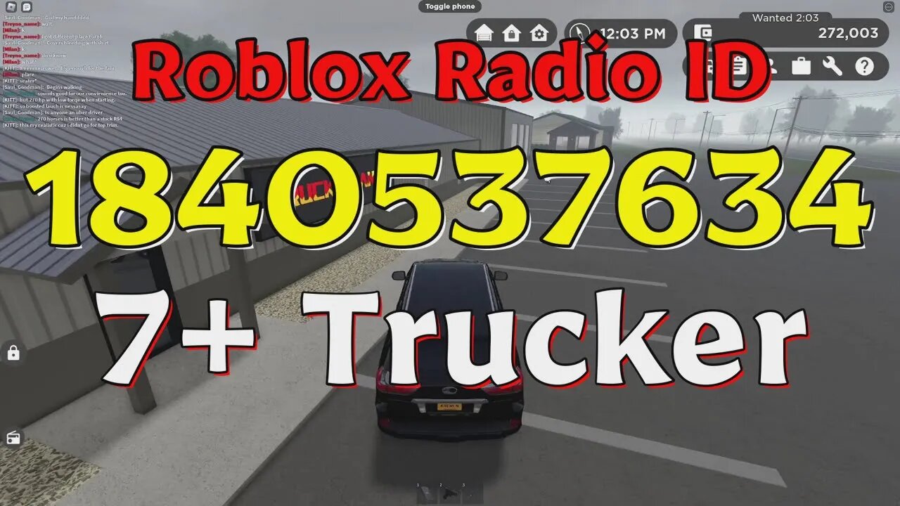 Trucker Roblox Radio Codes/IDs