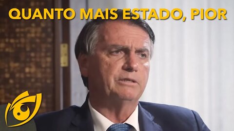 BOLSONARO faz ENTREVISTA LIBERTÁRIA HISTÓRICA à VEJA: "QUANTO mais ESTADO, PIOR"