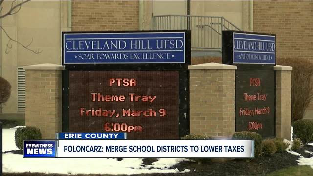 Erie County wants to cut taxes by getting school districts to merge
