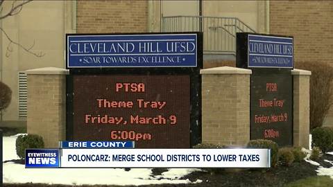 Erie County wants to cut taxes by getting school districts to merge