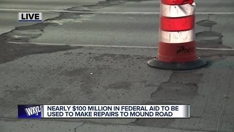 $98M federal grant to fix Mound Road