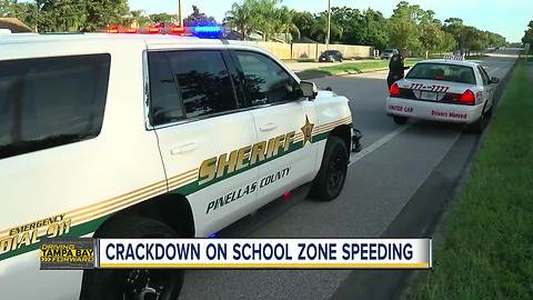 Cracking down on school zone speeders in Pinellas Co.