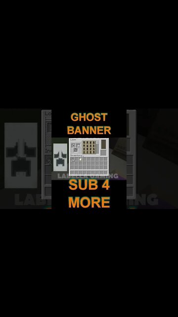 Minecraft: How To Make A Ghost Banner