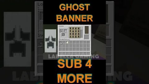 Minecraft: How To Make A Ghost Banner