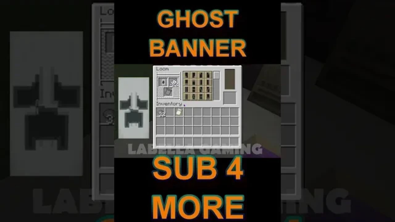 Minecraft: How To Make A Ghost Banner