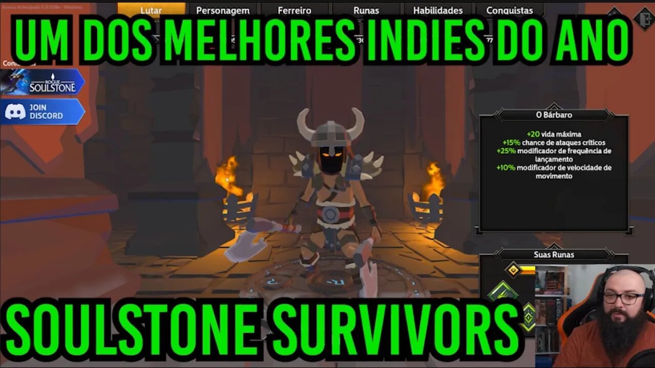 Um dos Melhores Jogos Indies do Ano ! SoulStone Survivors !