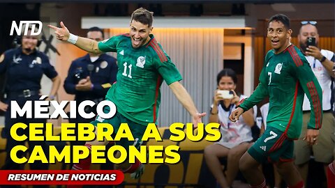 México se corona campeón de copa de oro 2023; México reclama a EE. UU. por boyas en Río Grande | NTD