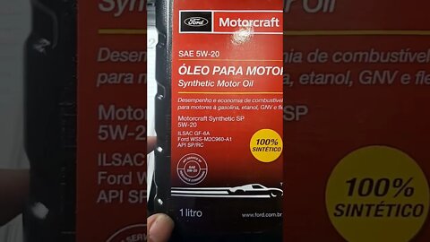 motorcraft 5w20 - M2C960-A1 e agora?