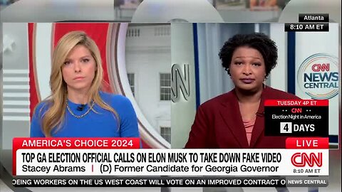 Stacey Abrams Claims that Despite Record Numbers, the Government Is Making It Harder to Vote in Ga.