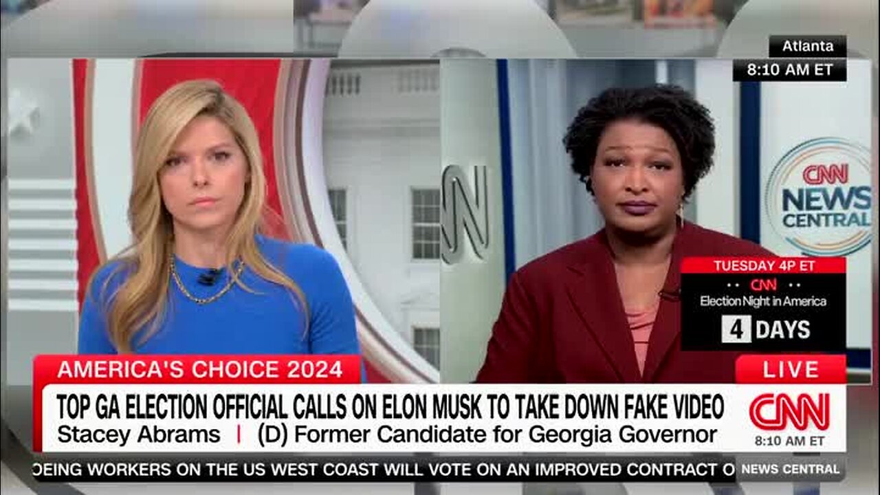 Stacey Abrams Claims that Despite Record Numbers, the Government Is Making It Harder to Vote in Ga.