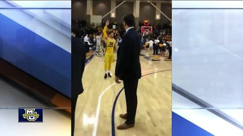 Coaches, players emotional on Andrew Rowsey’s last Marquette game