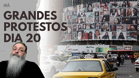CONFRONTO na PRISÃO POLÍTCA de EVIN complica PROTESTOS no IRÃ que marcam GRANDE PROTESTO dia 20