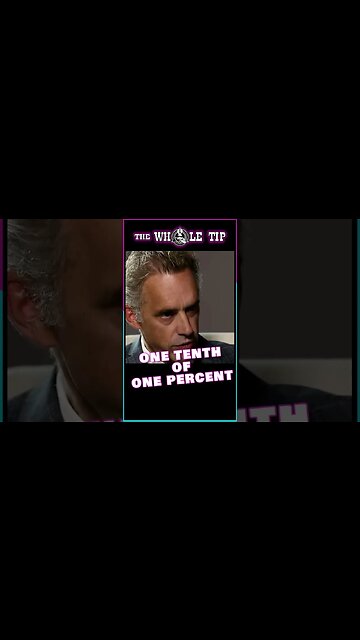 1/10th of 1% JORDAN PETERSON #shorts #short #shortvideo