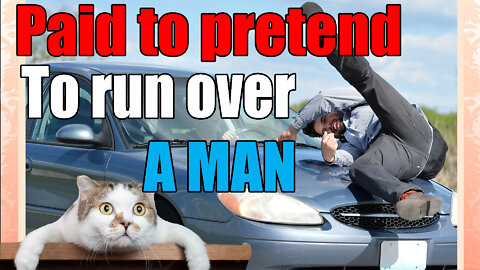 Man paid A woman to pretend she ran🚗 Him Over