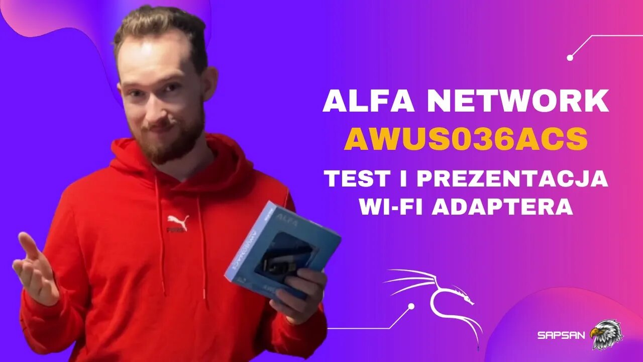 Alfa Network AWUS036ACS - Instalacja sterowników i przykładowy atak 🧨 @Przemysław Szmaj