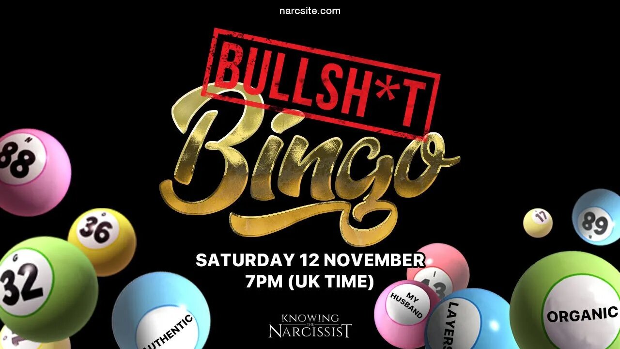 Harry´s Wife : Bulls**t Bingo - Announcement