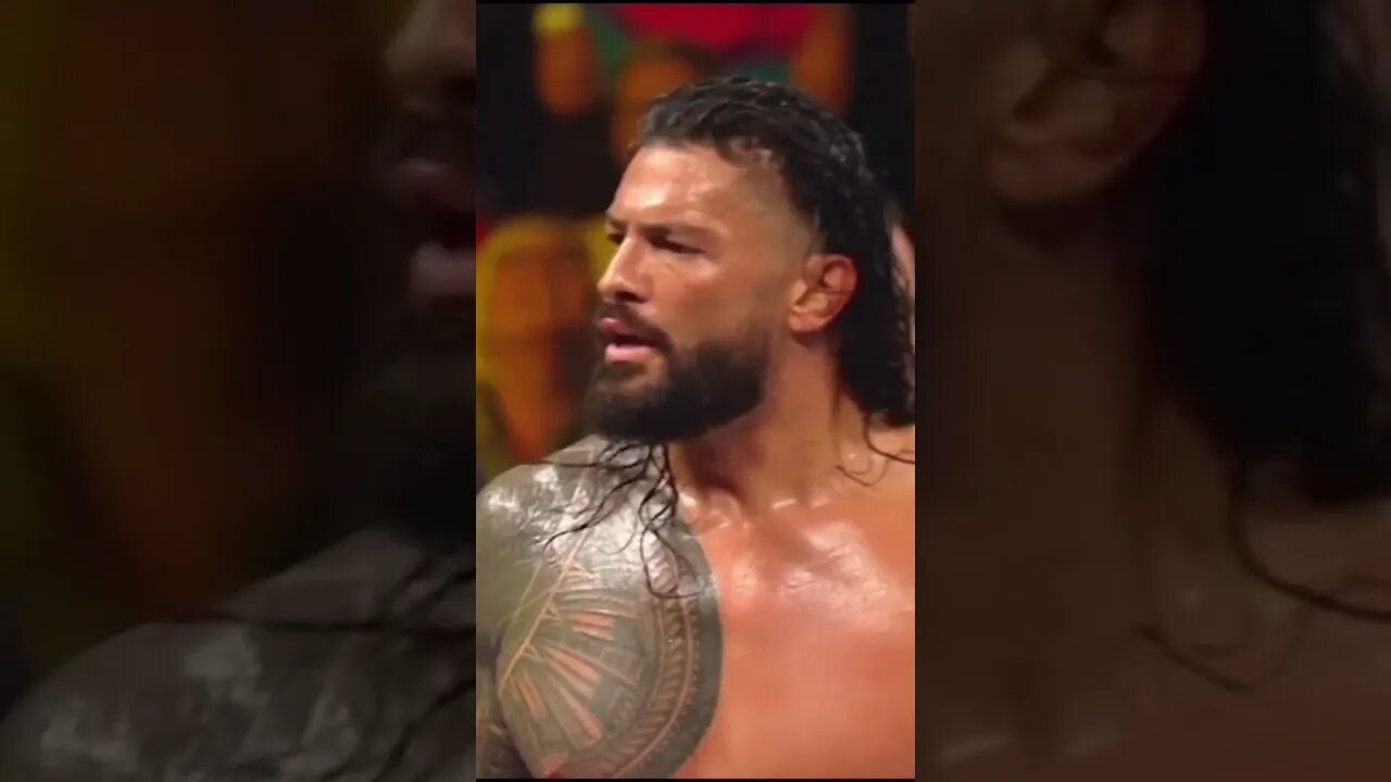Roman reigns trash talking to London crowd at money in the bank 2023 #shorts