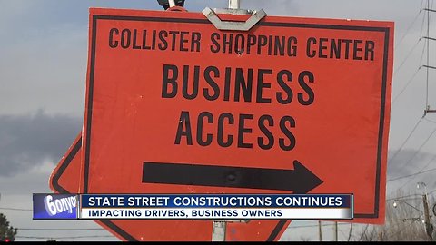 Lane changes put into place around State Street and Collister