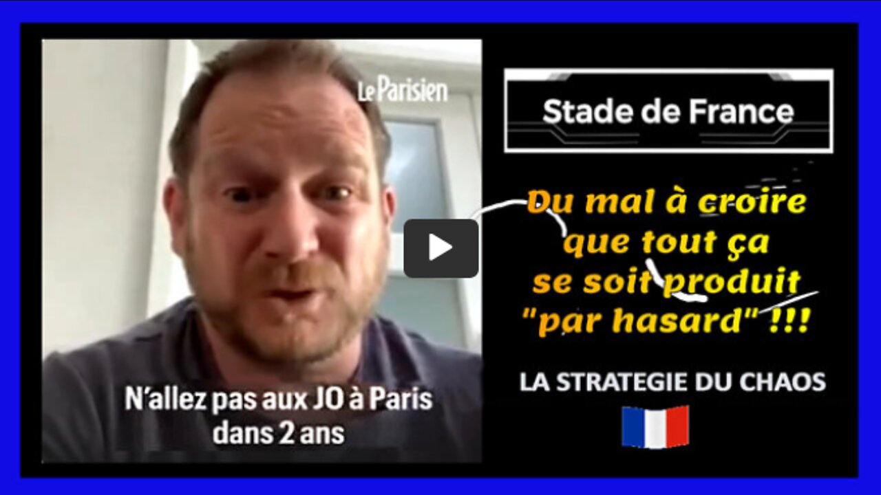 Stade de France...La Stratégie du Chaos (Hd 720) Voir descri
