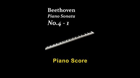 Beethoven Piano Sonata No.4 - 1.Mov