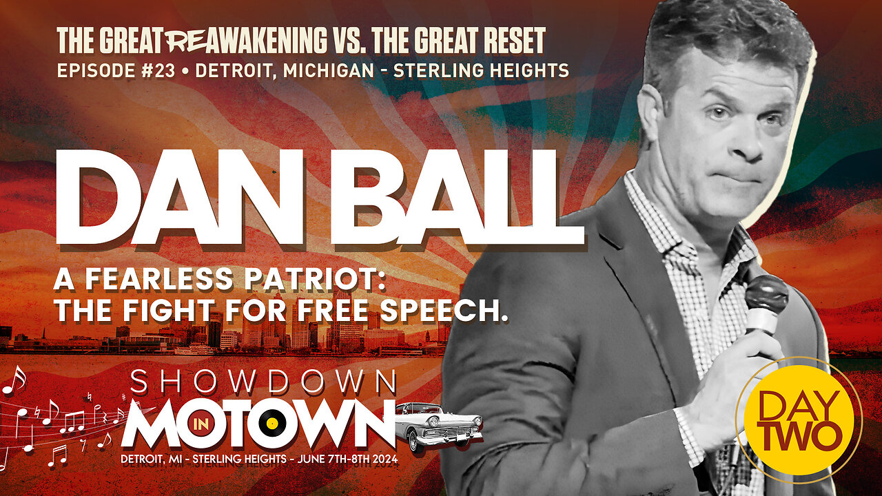 Dan Ball | Dan Ball Speaks At ReAwaken America Tour Detroit, Michigan! Join Navarro, Flynn, Eric Trump & Team America At Oct 18-19 Selma, NC ReAwaken! Request Tix Via Text 918-851-0102