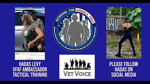 HADAS LEVY watch Veterans For America First tactical training with Hadas & subscribe to our channel