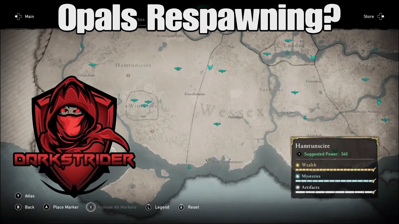 Assassin's Creed Valhalla- Opals Respawning?