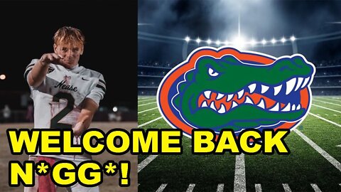 WHITE Kid LOSES football scholarship to Florida after rapping lyrics with N-WORD on video! CANCELED!