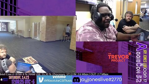 JAY jones liveCon 17 + AggieCon 52 | !988 | !LGBTQIAHelp | !RAINN | !wiki | !points | !schedule |…