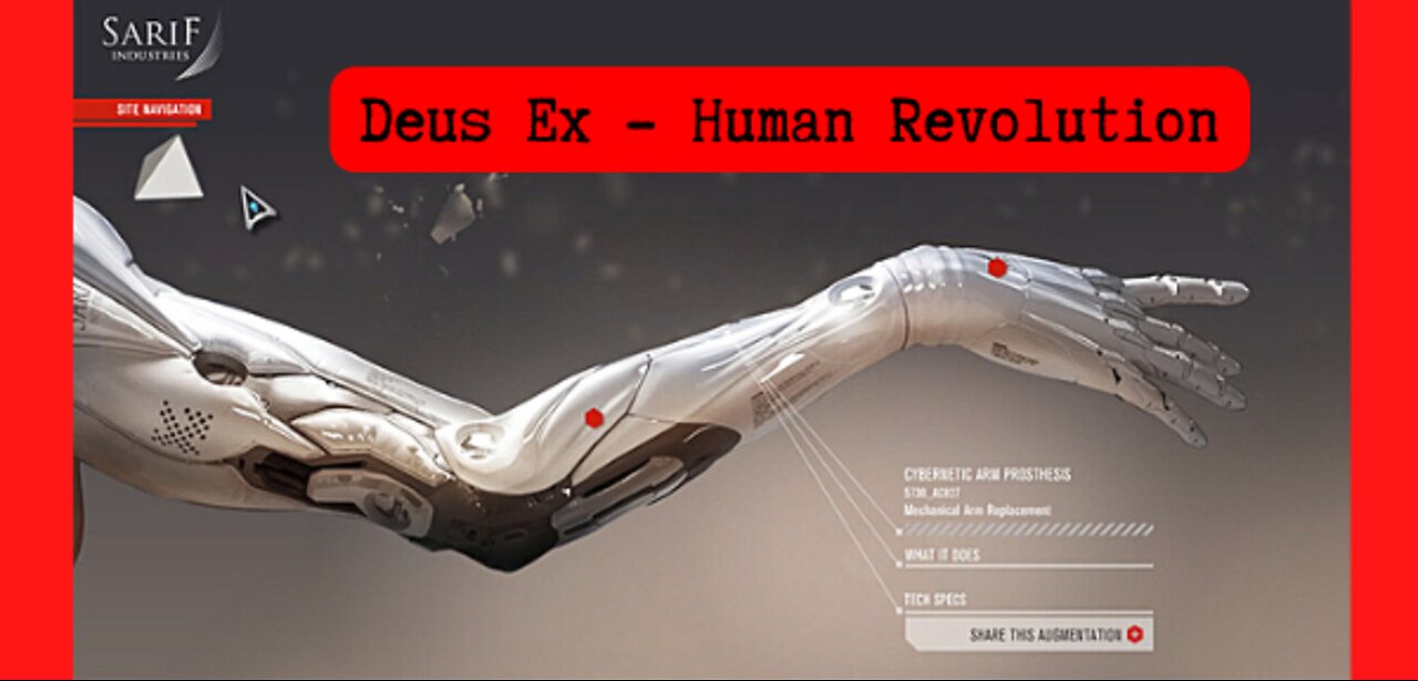 Video game and Transhumanism | Deus ex • Human Revolution