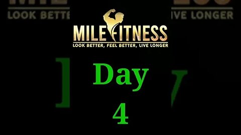 Day Four of Mile Fitness #shorts